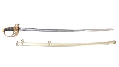 English Volunteers Rifle Brigade Sword. English volunteers rifle brigade sword and sheath. 