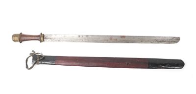 Early Tibetan Long Sword, 19th Century. Tibetan Plateau, early Tibet long sword 19th century in 