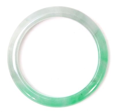 Gorgeous Light Green Chinese Jade Style Bangle. Beautiful light green Chinese jade style bangle 