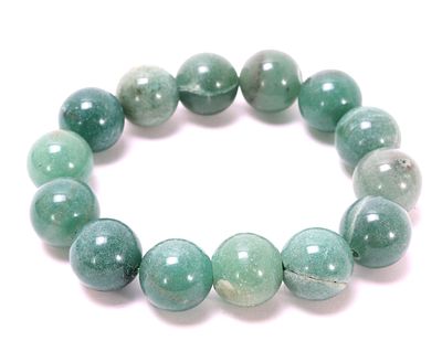 Lovely Light Green Jade Style Beaded Bracelet. Chinese jade style beaded bracelet with a variety 