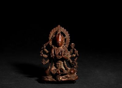 Exceptional Gilt Bronze Figure of Vasudhara, 16th Century. Exceptional 16th century gilt bronze 