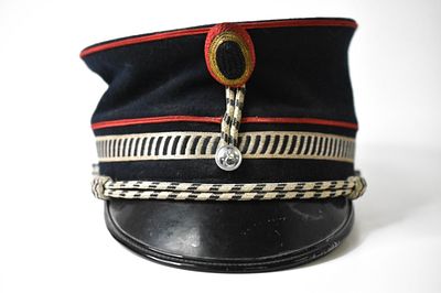 Belgian Gendarmie Officers Kepi. European size 58 or 7 1/4 in USA. Date unknown. Made by M 