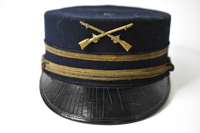 Spanish American War US Army Model 1895 Kepi. Maker is Louis E Stilz &amp; Bro Co out of Philly. 