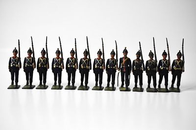 Britains Set #35 Royal Marine Artillery. Lead. Head to ground roughly 2.25 inches. Few have 
