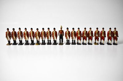 Britains Lead Queens Coronation Marching. Attendants; Roughly 2.25 inches tall. 11 empty handed 