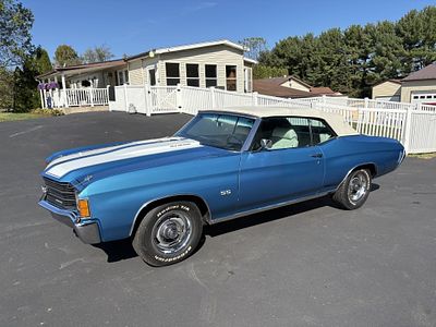 1972 Chevelle Malibu. 1972 Chevrolet Chevelle Malibu Convertible mileage: 768 vin: 1D67F2K533156 