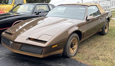 1984 Pontiac Firebird Trans Am 28,555 Miles!. Plate: N7RE VIN: IG2AW87GOEL227669 Mileage: 28,555 