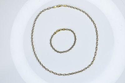 Sterling Silver Necklace .44ozt. Sterling Silver Necklace weighing approximately .44ozt and 20"l.