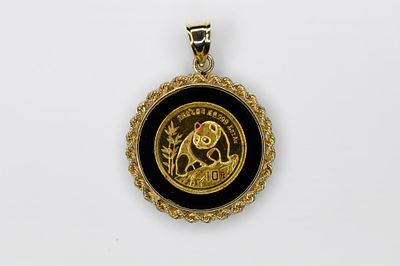 14K Gold Coin Pendant 9g. includes a 97 liberty coin assumed to be 750-900 gold with a 14k gold 