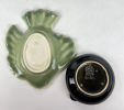 (3) Rookwood Pottery Pieces. No chips or cracks seen, some crazing on fish. Large bowl measures Image - 3