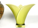 (3) Pottery Planters / Vase Rookwood Weller. Light Green Rookwood vase in good condition with no Image - 4