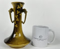 Rookwood Candle Holder 1885. Height: 9"
Note: Crazing seen throughoutImage - 5