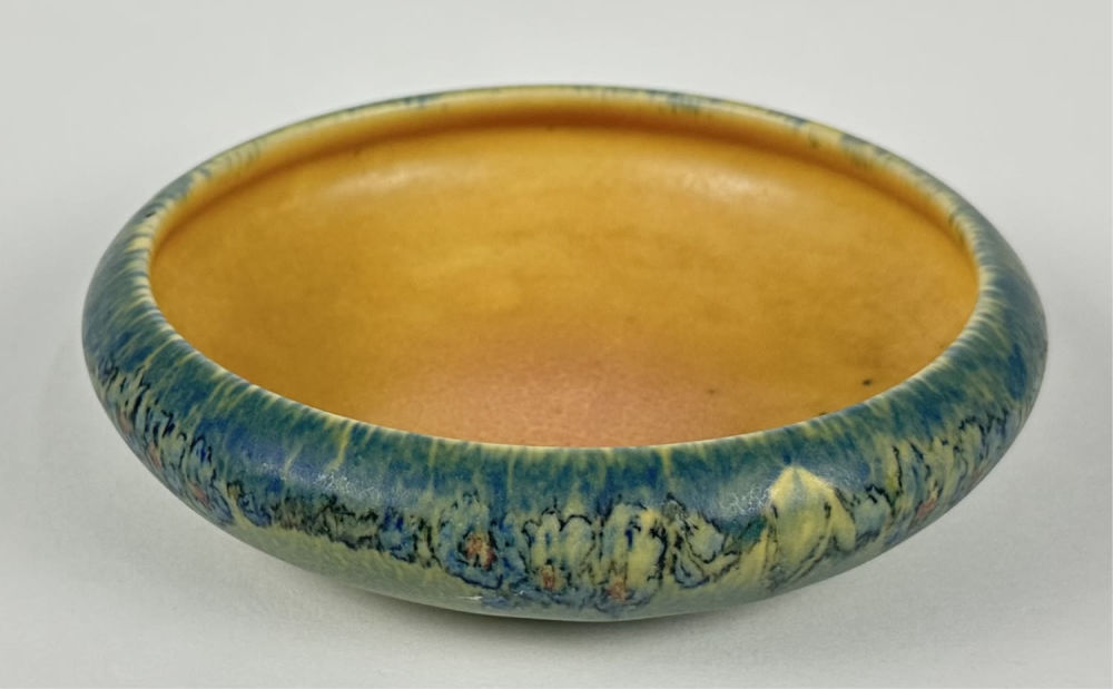 Rookwood #1878 Footed Bowl 1923. 1.5"T x 5.5"W Good condition no chips or cracks seen.