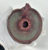 Rookwood #1067 Candle Holder. Width: 5.5"
Note: hairline crack at base not visible at topImage - 3