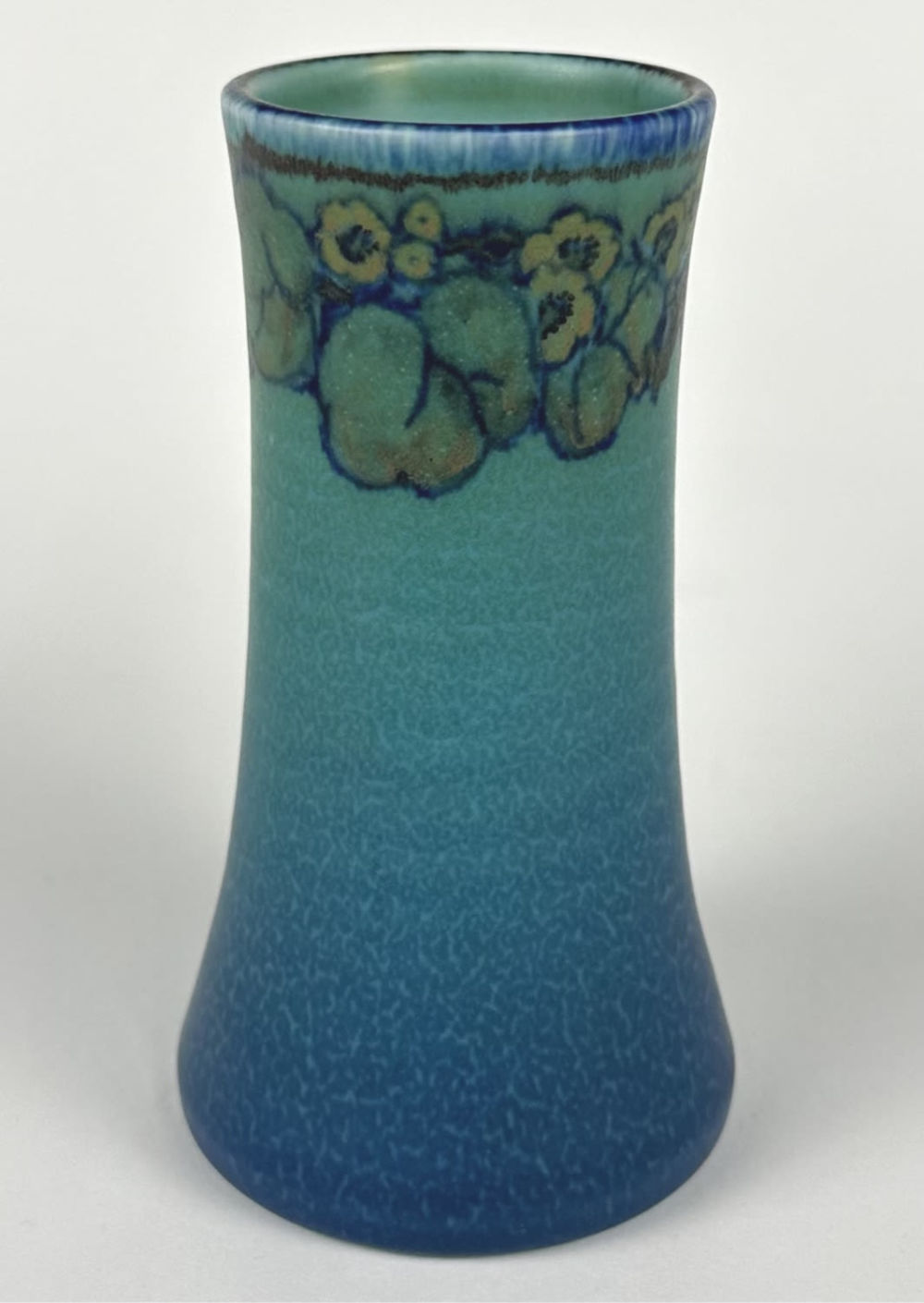 Rookwood Katherine Jones #1358F Vase 1926. 5 7/8"T x 3 1/8"W Good condition no chips or cracks seen.