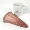 Rookwood Pottery Pink Wall Pocket #2957. Dated 1926 
6.5" Long Note: Note: hairline crack Image - 1