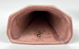 Rookwood Pottery Pink Wall Pocket #2957. Dated 1926 
6.5" Long Note: Note: hairline crack Image - 4