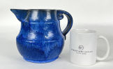 Fulper Pottery 830 EL Pitcher. 6.5" Tall x 9" Wide Good condition no chips or cracks seenImage - 1
