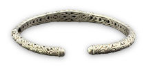 14K Sterling Angela by John Hardy Bracelet. Weight: 23.19g Width: 3"Image - 2