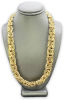 Byzantine 14K Gold Necklace 18" & 14K Bracelet. Necklace Weight: 73.28g Bracelet Weight: 32.65g Image - 1