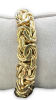 Byzantine 14K Gold Necklace 18" & 14K Bracelet. Necklace Weight: 73.28g Bracelet Weight: 32.65g Image - 4