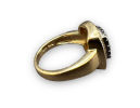 14K Gold Diamond Ring. Weight: 5.98g Ring Size: 6Image - 2