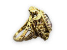 14K Gold & Amethyst Ring. Weight 8.1g Size: 4.5 Light scratches to amethyst.Image - 3