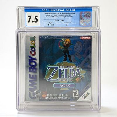 The Legend of Zelda: Oracle of Ages - Gameboy Color CGC 7.5 A+. Double Ended, Made in Japan, E 