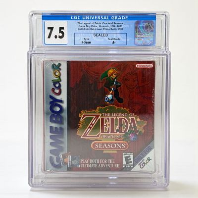 The Legend of Zelda: Seasons - Gameboy Color CGC 7.5 A+. Double Ended, Made in Japan, E Rating 
