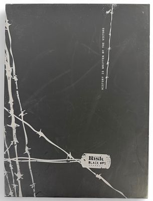 RISK Black Ops Promotional Edition Hasbro 2008 Complete. Limited release 
Box Size: 10 1/2" x 8" 