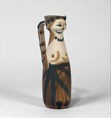 Pablo Picasso Femme (A.R. 300) Ceramic Pitcher. Stamped, marked, numbered 'Edition 