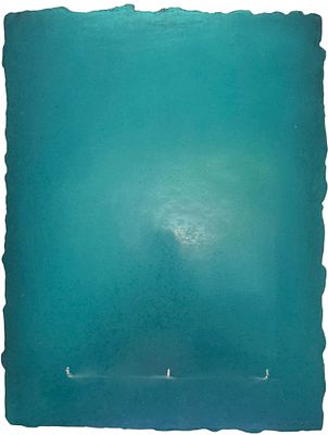 Kathleen Holder “Anamnesis?? Pastel on Paper. Signed lower right; framed in a metal frame. 