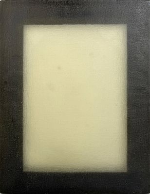 Todd Norsten "Scriptorium" Resin on Canvas. The artwork consists of a canvas stretched onto a 