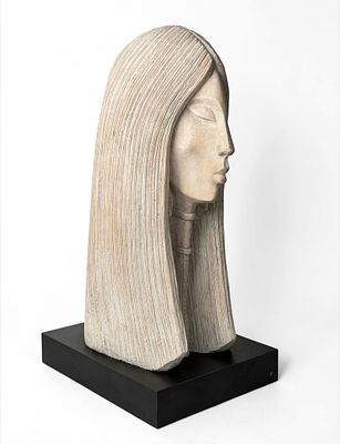David Fisher "Acoma" Bust of a Woman. Artist: David Fisher 
Produced by Austin Productions 