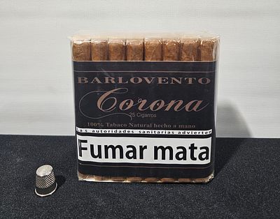 25 charutos corona barlovento