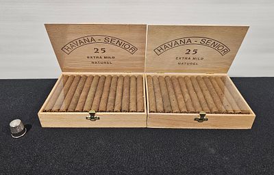 2 caixas de havana senior 25 natural