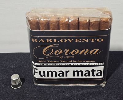 25 charutos corona barlovento