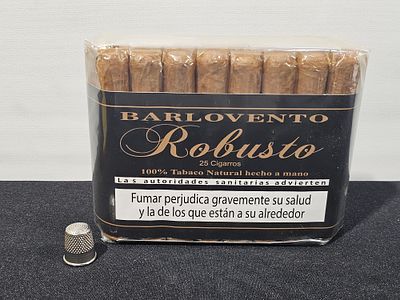 25 charutos robusto barlovento
