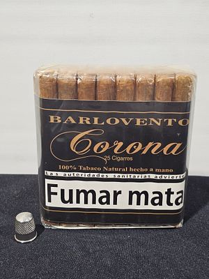 25 charutos corona barlovento
