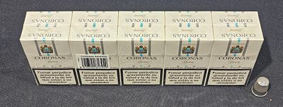 10 caixas de cigarrilhas coronas reserva 200 cigarritos
