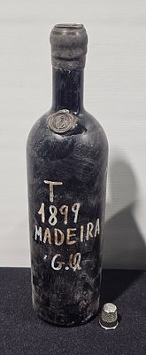 Garrafa vinho madeira terrantez 1899 gabriel quintal