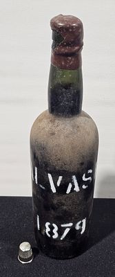 Garrafa de vinho madeira malvasia 1879 Dr. Castro Jorge