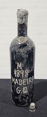 Garrafa vinho madeira malvasia 1898 gabriel quintal
