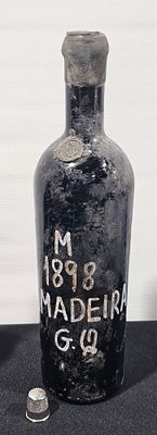 Garrafa vinho madeira malvasia 1898 gabriel quintal
