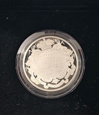 5 libras 1/4 de onça em prata de 2013 prince george of cambridge proof (2455 de 2500)