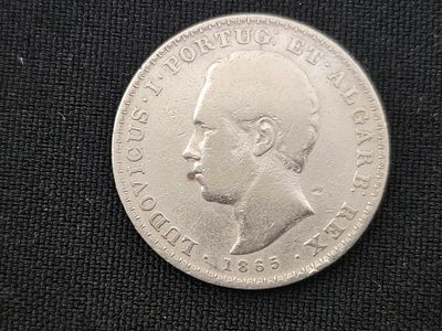 500 reis 1865 em prata