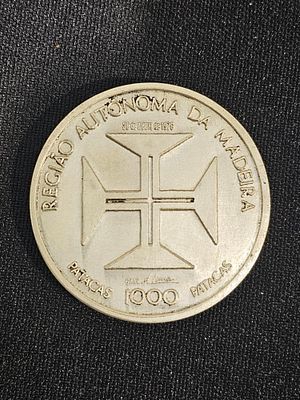 1000 patacas ilha da madeira, descoberta da madeira