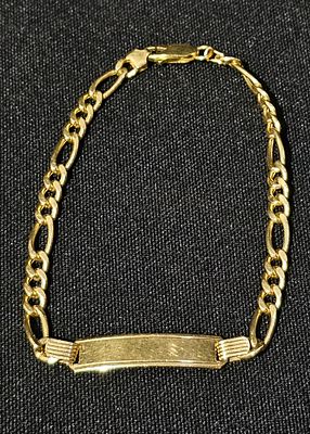 Pulseira em ouro 750 com 6,89 gramas