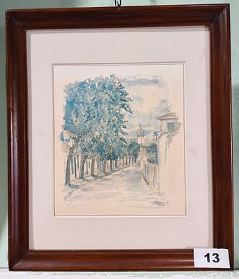 Estampa da madeira de melos, com 37x31cm