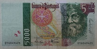 5000 escudos Vasco da Gama
